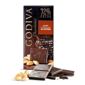 Godiva Chocolate Dark Almond tablet 100 gram