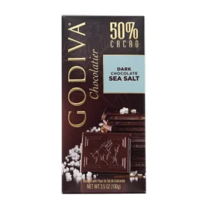 Godiva Chocolate Dark Sea salt tablet 100 gram