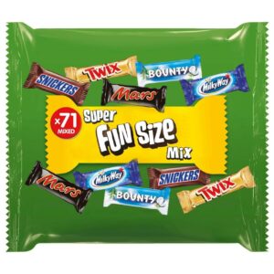 Mini mix chocolate bars, BOUNTY, MILKY WAY MIXED